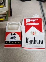 2 VINTAGE PUB ASHTRAYS