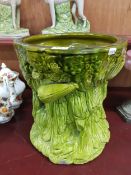 LARGE MAJOLICA POT