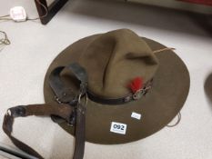 OLD SCOUT HAT AND BELT