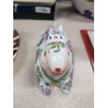 SIGNED VINTAGE CHINESE PORCELAIN RABBIT