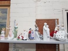 QUANTITY OF DOULTON & OTHER FIGURES