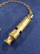 OLD ROYAL IRISH CONSTABULARY WHISTLE & CHAIN