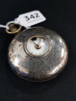 GEORGIAN SILVER POCKET WATCH IN NEED OF REPAIR