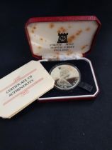 STERLING SILVER WASHINGTON CROWN TO COMMEMORATE THE VISIT OF HM QUEEN ELIZABETH II TO THE USA TO