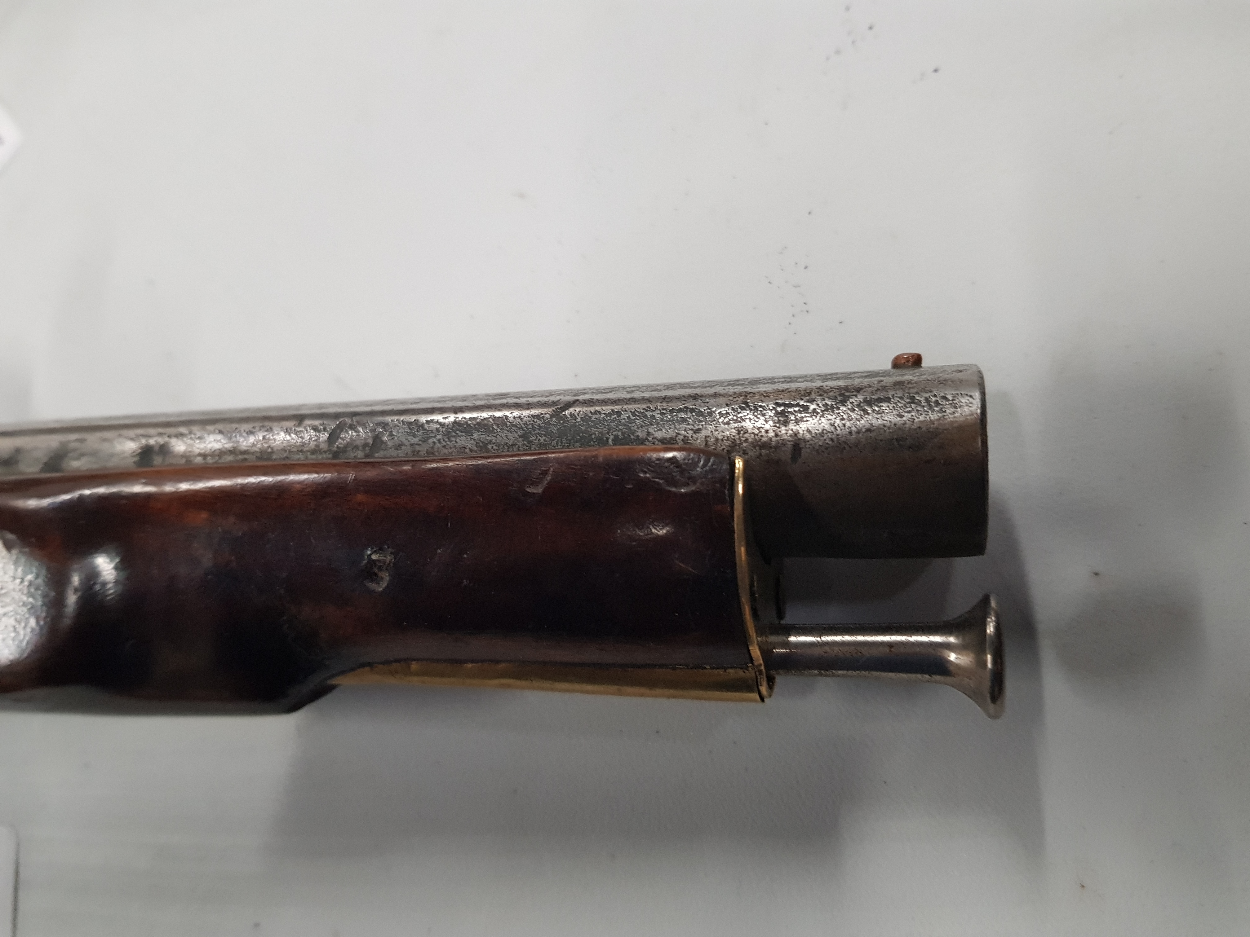 1858 ENFIELD NAVAL PISTOL WITH BRASS FURNITURE - Image 5 of 8