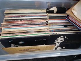 LARGE BOX OF RECORDS