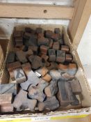 NICE COLLECTION OF VINTAGE WOODEN PRINTING STAMPERS