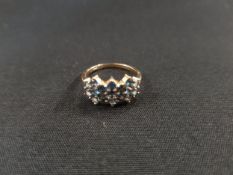 9 CARAT GOLD DRESS RING