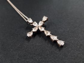 SILVER CROSS ON CHAIN