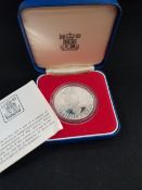 SILVER 1977 COIN CASED AND CERTIFICATE