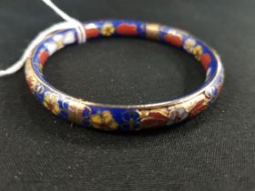 ORNATE CLOISONNE BANGLE