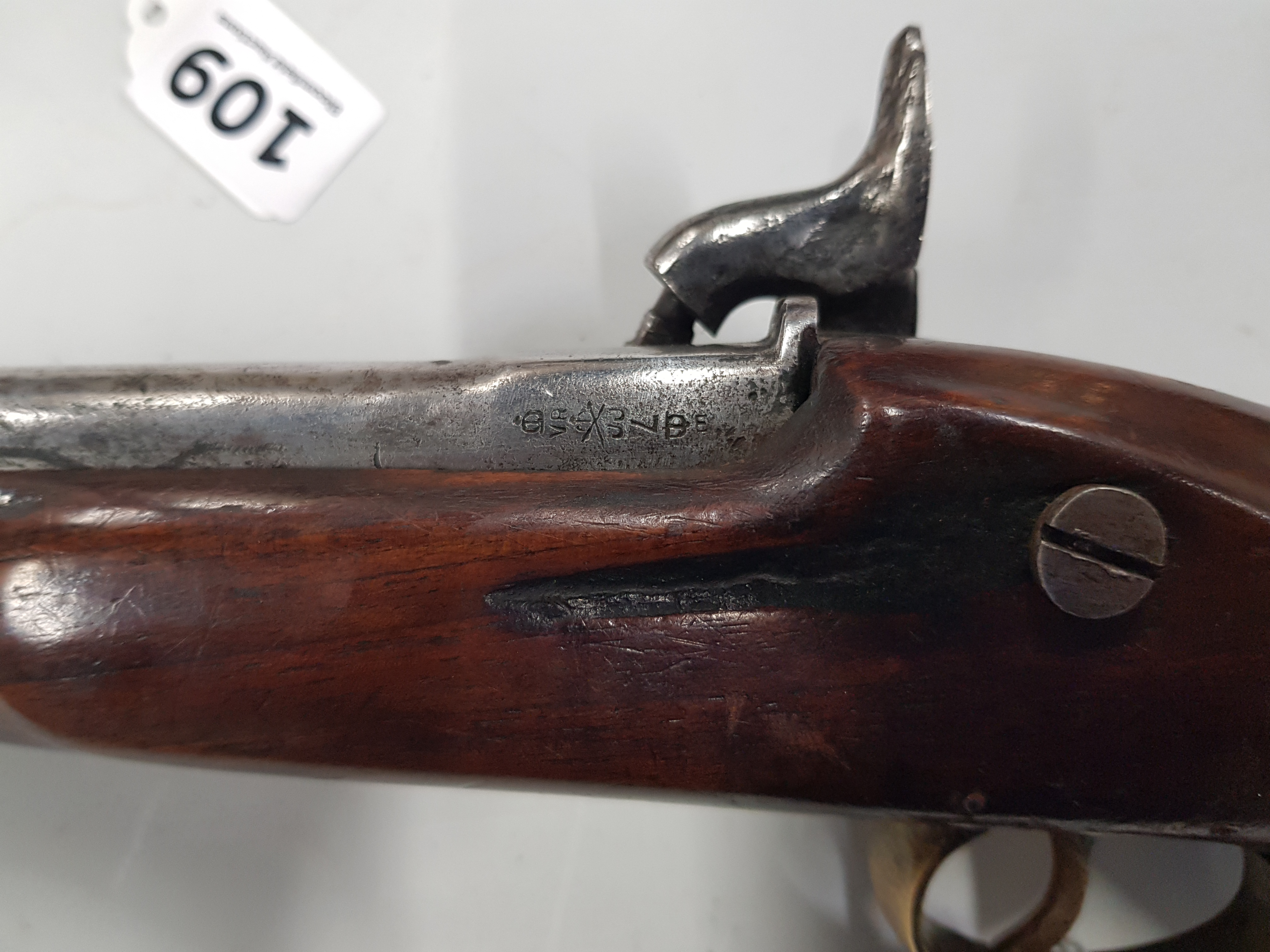 1858 ENFIELD NAVAL PISTOL WITH BRASS FURNITURE - Image 7 of 8