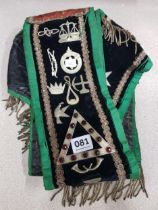 ROYAL BLACK SASH AND JEWELS ATTACHED LOL 1098 RBP 794