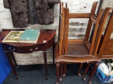 2 NEST OF TABLES & HALL TABLE