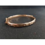 9 CARAT ROLLED GOLD BABY BANGLE