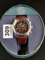 GENTS CITIZEN CHRONOGRAPHIC WRIST WATCH - BOX & PAPERS