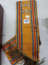 OLD ORANGE ORDER SASH