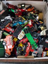 BOX OF MODEL CARS