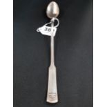 THIRD REICH, SILVER ICE CREAM/BEVERAGE SPOON FROM HERMANN GORINGS GUEST WAGON 10 '233'