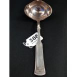 THIRD REICH, SILVER GRAVY LADLE FROM HERMANN GORINGS DINING WAGON 10 '243' ON HIS TRAIN