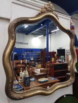 LARGE GILT MIRROR