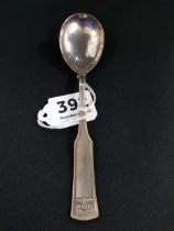 THIRD REICH, SILVER SUGAR SPOON FROM HERMANN GORINGS DINING WAGON 10 '243' ON HIS TRAIN