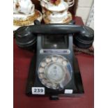 VINTAGE BLACK TELEPHONE