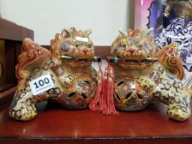 PAIR OF CHINESE FIGURES