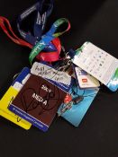 QUANTITY OF GOLF MEDIA PASSES SIGNED INCLUDING RORY MCILROY