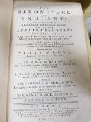 ANTIQUE BOOK: THE BARONETAGE OF ENGLAND