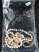 SMALL BAG LOT JEWELLERY & COIN
