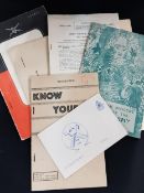 QUANTITY OF MILITARY BOOKLETS - THE BILL PARKER COLLECTION