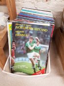 QUANTITY OF NORTHERN IRELAND FOOTBALL PROGRAMMES