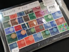 EUROPA 18 YEAR PACK 625 STAMPS