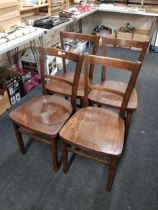 4 BENTWOOD CHAIRS