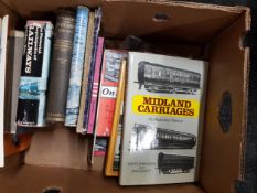 BOX OF OLD RAILWAY BOOKS