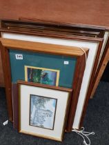 7 ASSORTED PRINTS, WATERCOLOURS & PICTURES