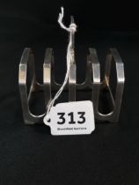 SILVER TOAST RACK - HALLMARKED FOR BIRMINGHAM 1933.34