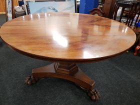 WILLIAM IV IRISH TILT TOP BREAKFAST TABLE