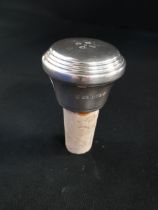 SILVER TOPPED WINE CORK