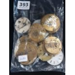 BAG OF OLD POCKET WATCH MOVEMENTS