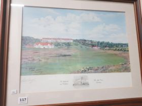 TURNBERRY PRINT SIGNED BY BILL WAUGH