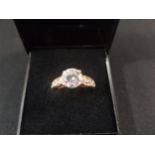 14 CARAT GOLD DRESS RING