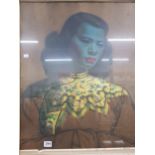 RETRO PRINT - THE CHINESE GIRL BY TRETCHIKOFF