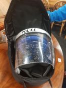 BRAND NEW RUC / ROYAL ULSTER CONSTABULARY RIOT HELMET IN CARRY CASE