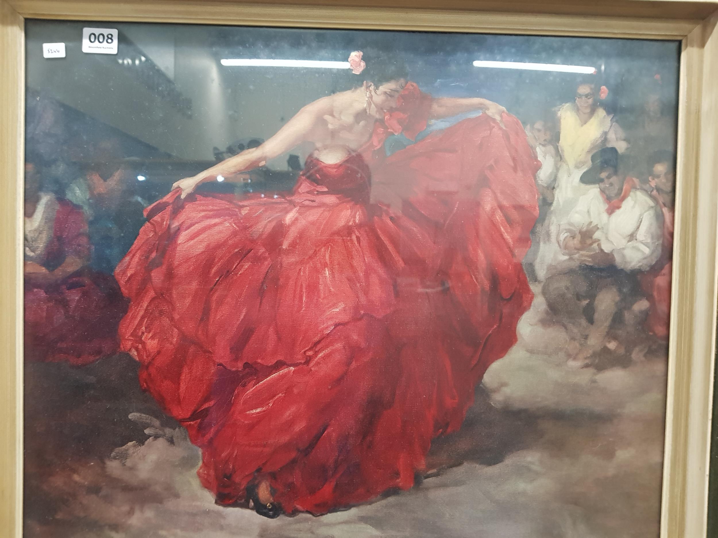 RETRO PRINT - SPANISH DANCER