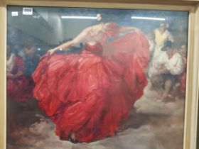 RETRO PRINT - SPANISH DANCER