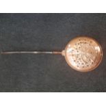 ANTIQUE LARGE COPPER BED PAN