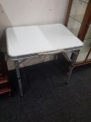 VINTAGE FOLDING PICNIC / CARAVAN TABLE