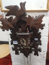 VINTAGE WALL CUCKOO CLOCK